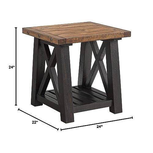 Martin Svensson Bolton Solid Wood End Table For Home Storage