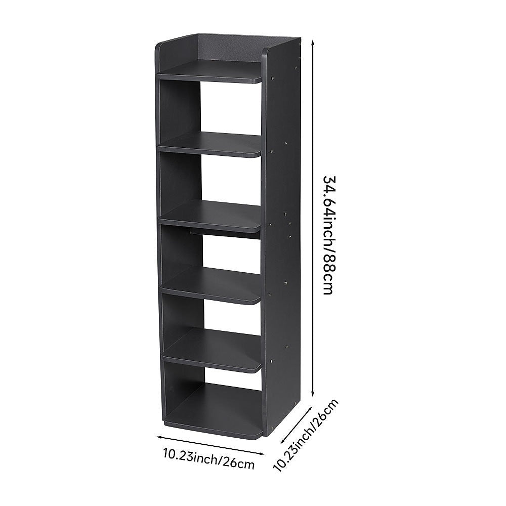 6-layer Simple Narrow and Tall Household Shoe Rack 26cm W x 26cm D x 88cm H-Furniture Kingdom