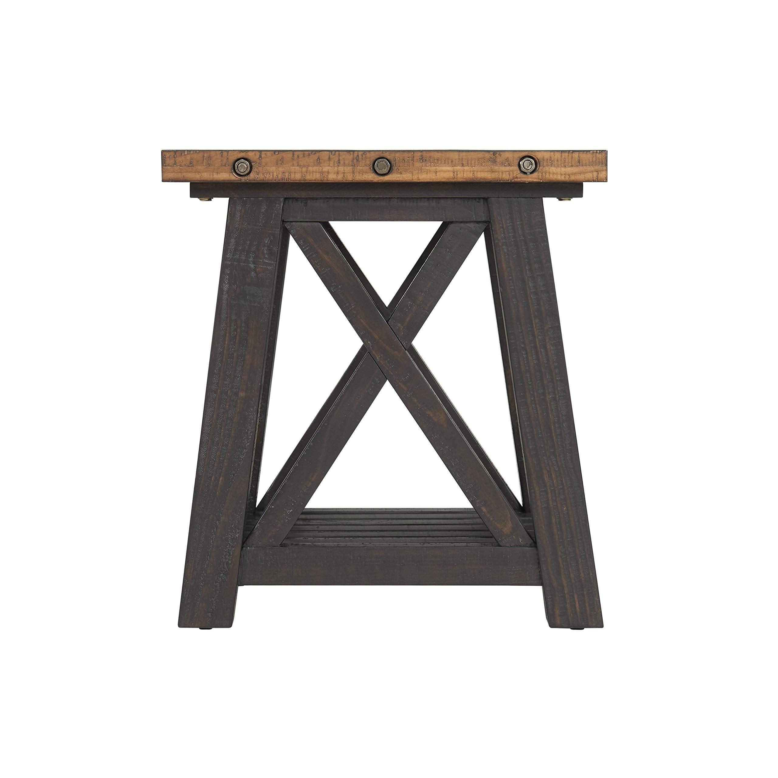 Martin Svensson Bolton Solid Wood End Table For Home Storage