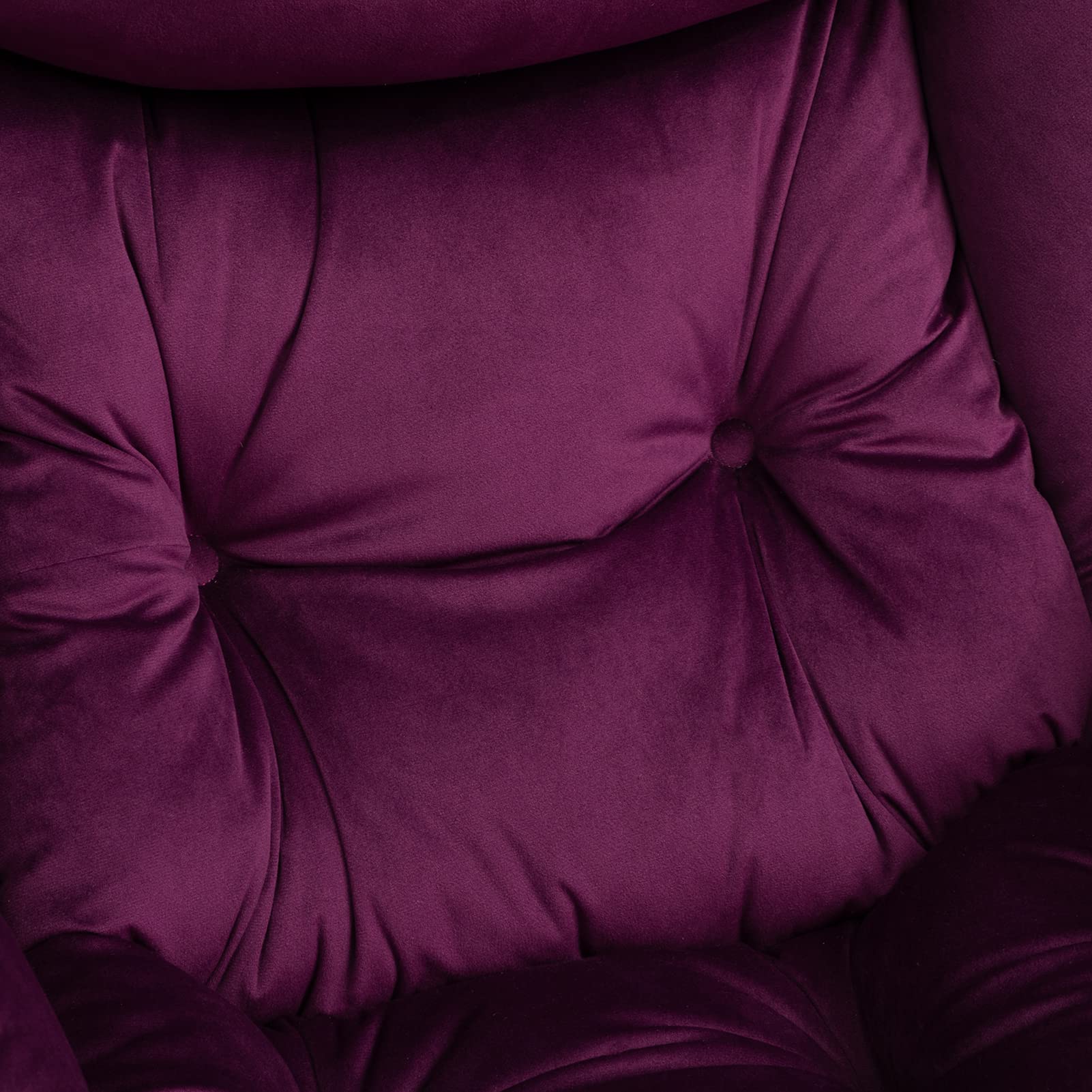 Hollyhome Velvet Comfort Lazy Chair With Armrest Dorms