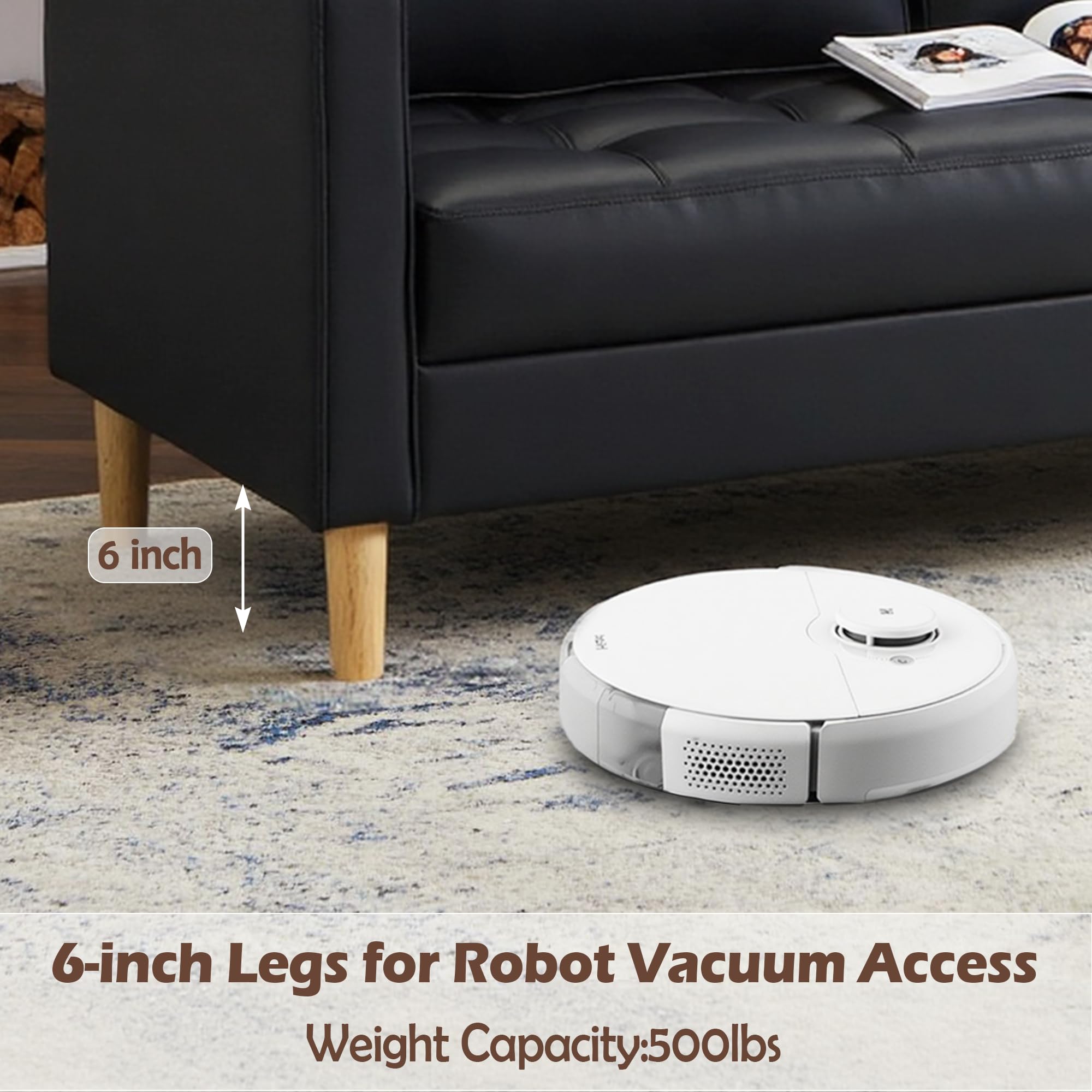 Aileekiss Mid Century Sectional Sofa Set For Small Spaces