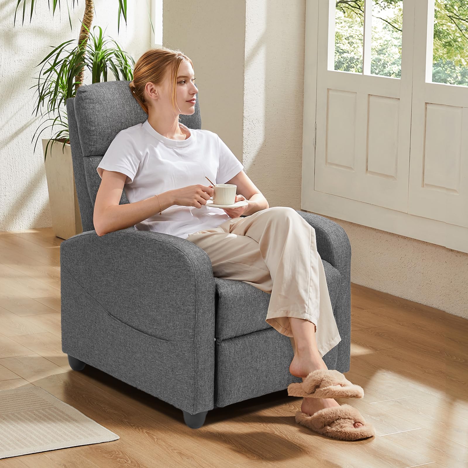 Sweetcrispy Massage Recliner Chair Adjustable For Adults