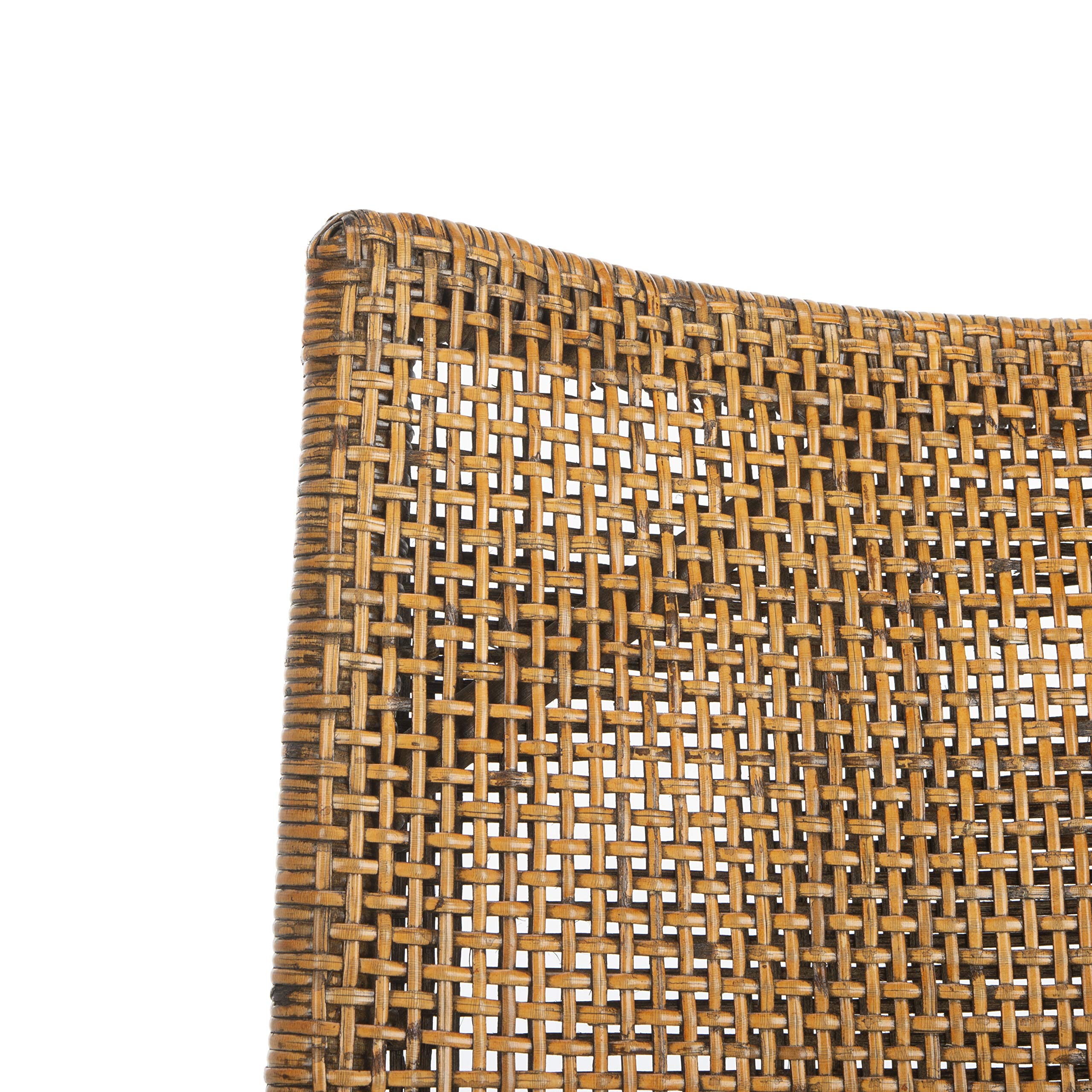 Safavieh Rattan Arm Chair Gianni Coastal Style Durable