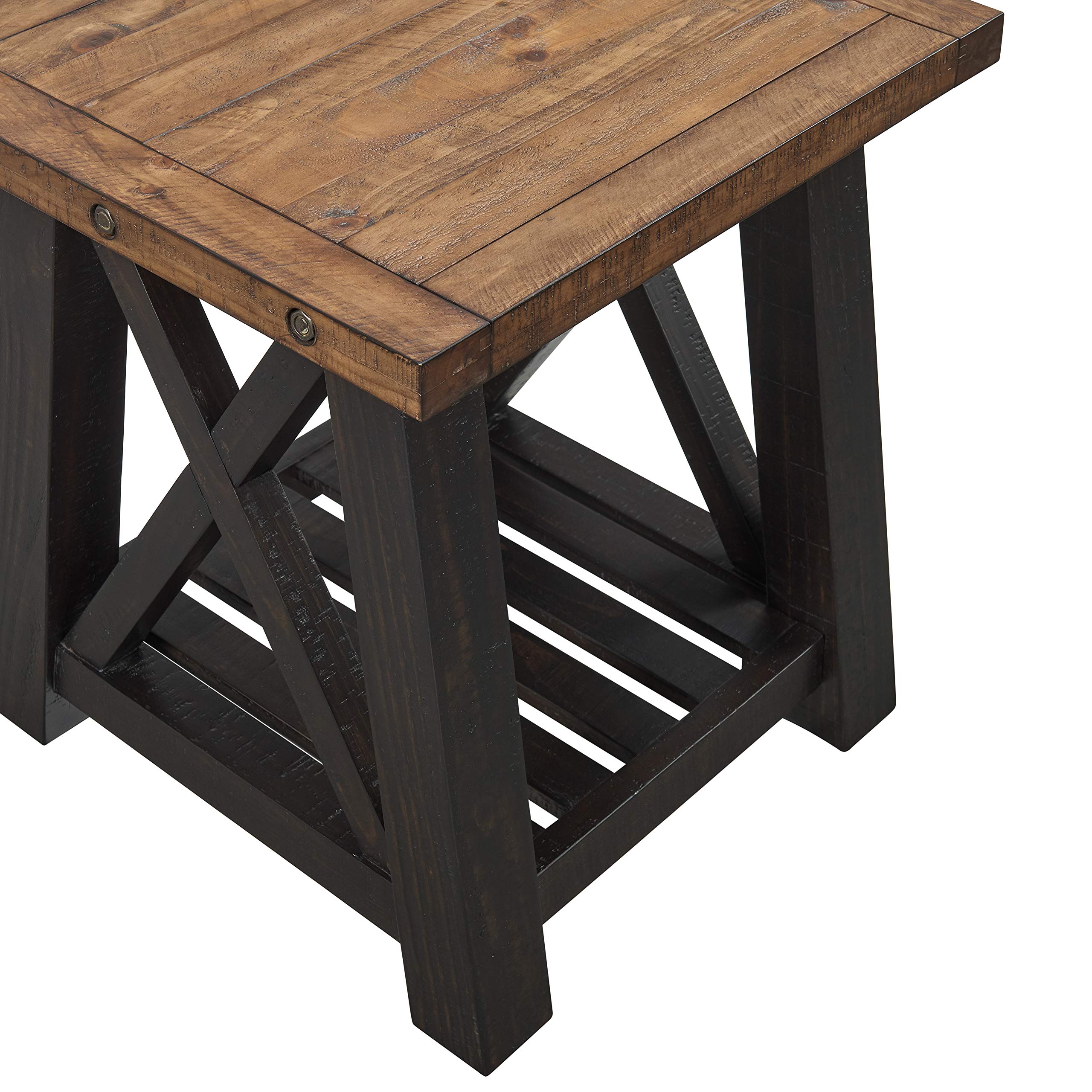 Martin Svensson Bolton Solid Wood End Table For Home Storage