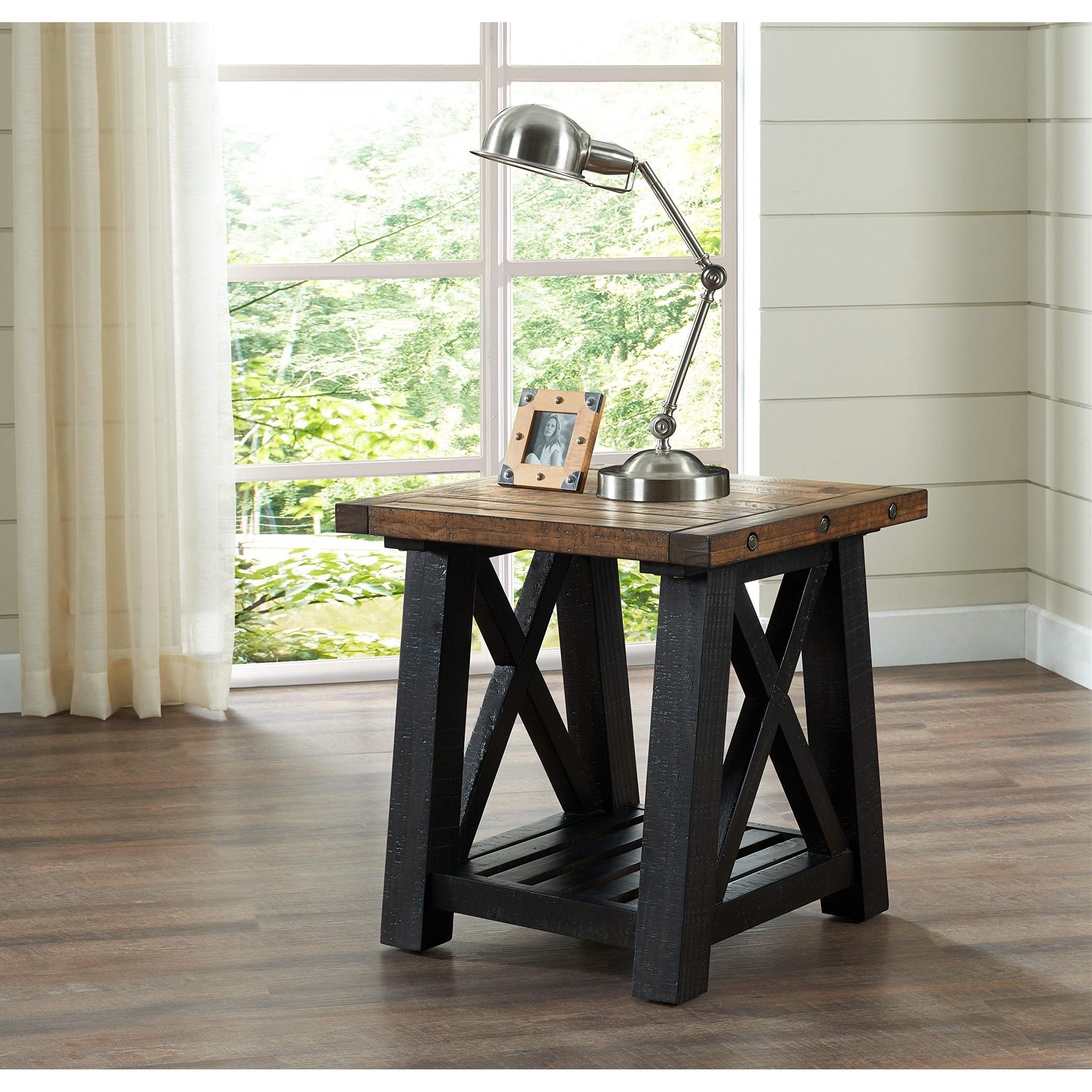 Martin Svensson Bolton Solid Wood End Table For Home Storage