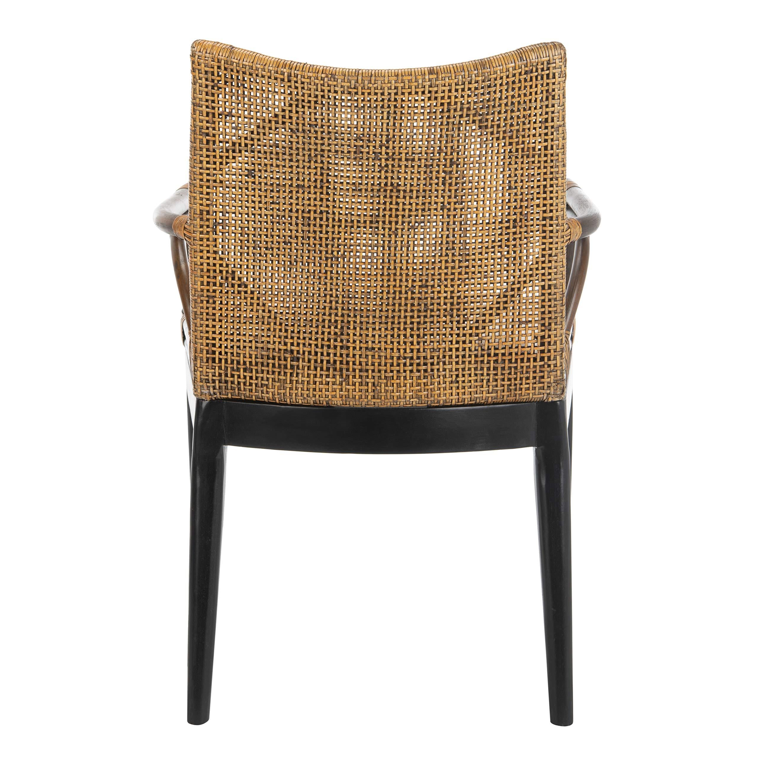 Safavieh Rattan Arm Chair Gianni Coastal Style Durable