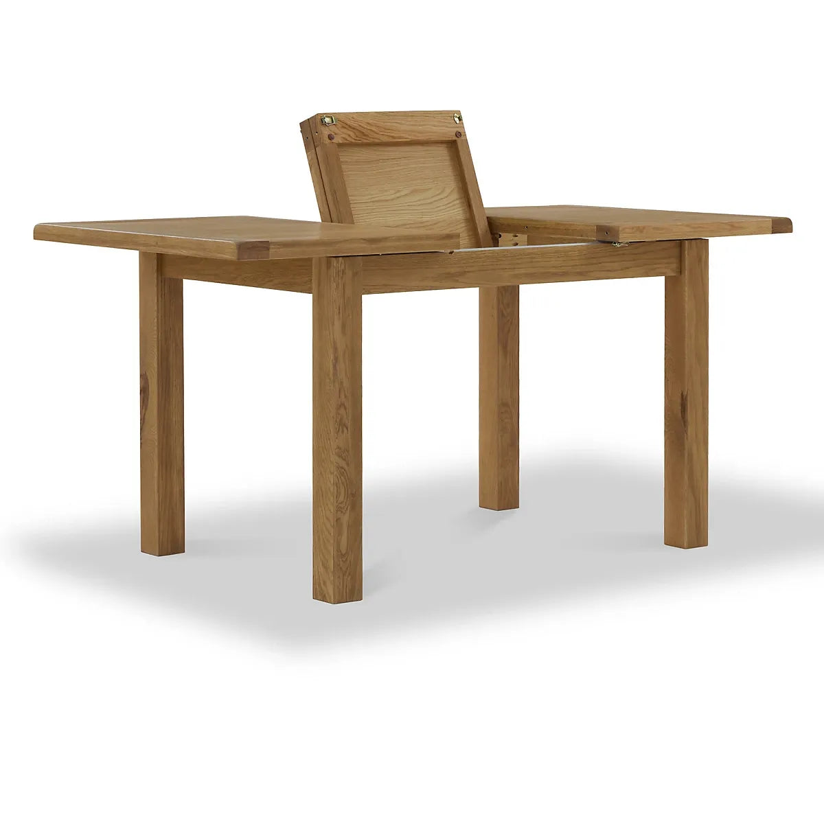 Broadway Oak 120-165cm Extendable Dining Table 4-6 seater - By Roseland Furniture-Furniture Kingdom
