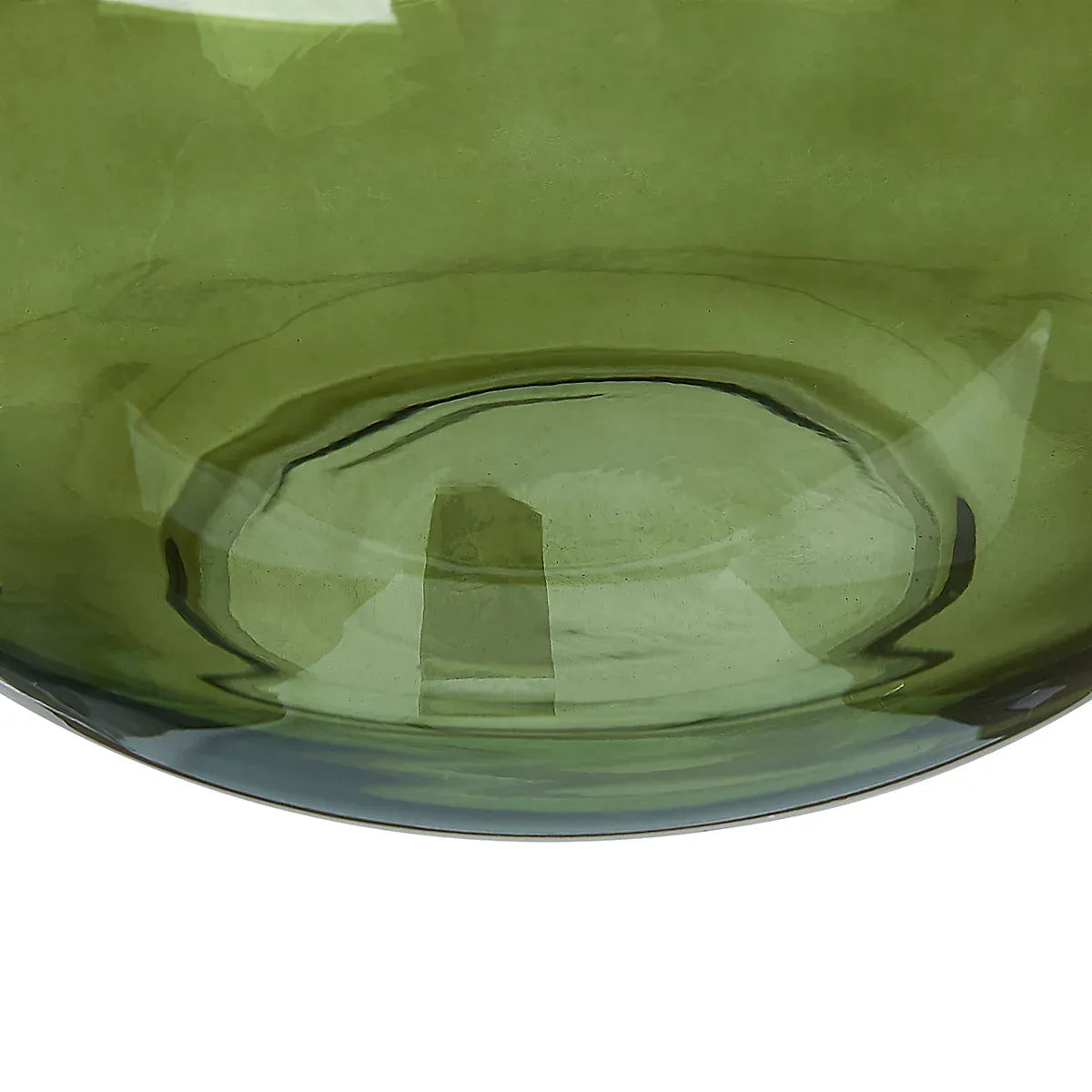 Flower Vase ACHAAR Glass 34 cm Olive Green-Furniture Kingdom