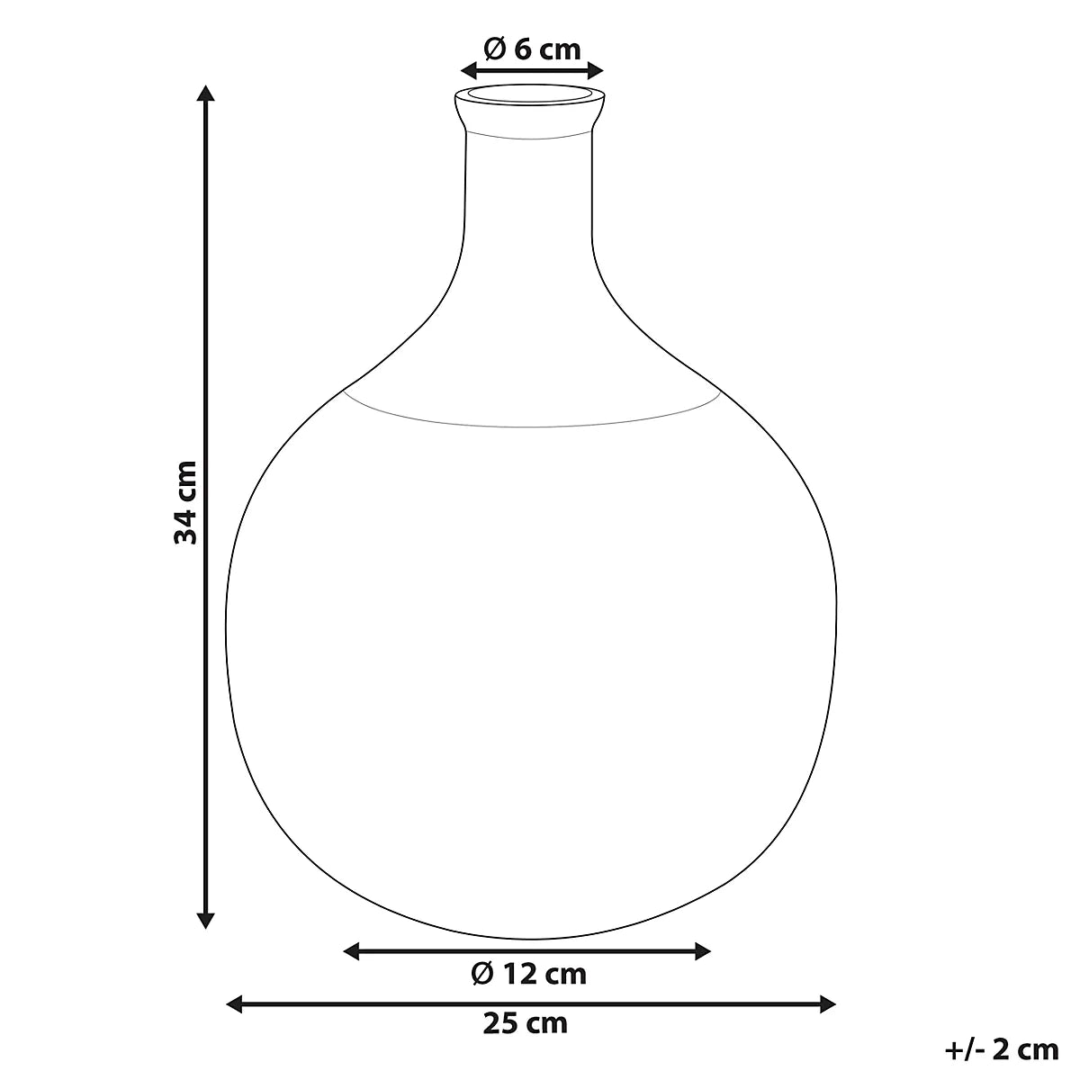 Flower Vase ACHAAR Glass 34 cm Olive Green-Furniture Kingdom